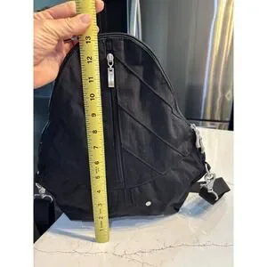 BAGGALLINI Traverse Convertible Sling Bag Backpack Triangle Shape Black Nylon Baggallini | Bags | Baggallini Traverse Convertible Sling  main image 3